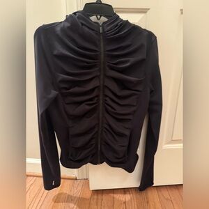 Lululemon Athletica Black Ruched Women's jacket